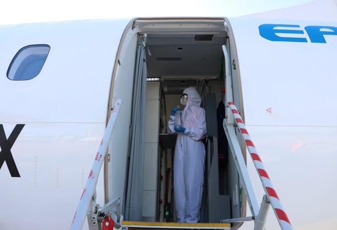 El primer vuelo doméstico se realizó, este 21 de julio, entre Bucaramanga y Cúcuta.
