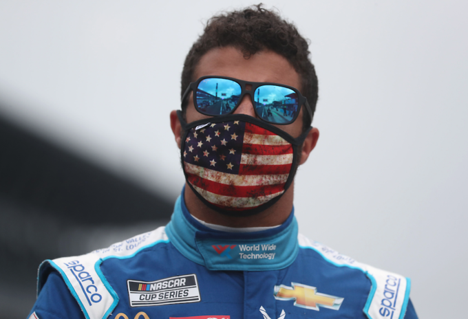 Darrell 'Bubba' Wallace, piloto de la NASCAR
