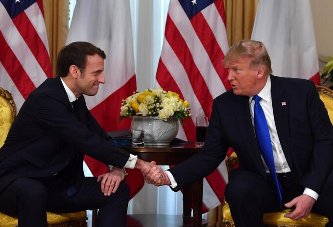 Macron y Trump Macron y Trump
