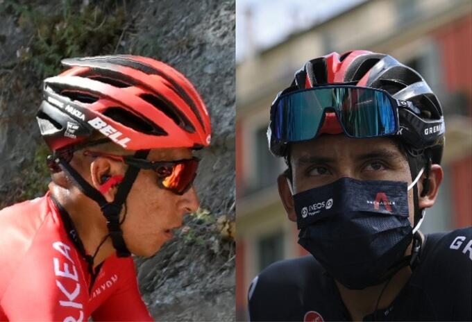 Nairo Quintana y Egan Bernal Nairo Quintana y Egan Bernal