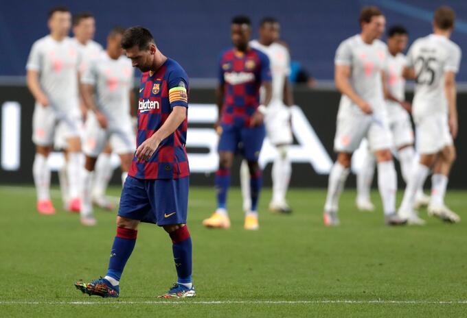 BARCELONA GOLEADO POR EL BAYERN BARCELONA GOLEADO POR EL BAYERN