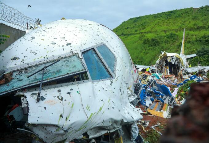 Accidente de avión en India Accidente de avión en India