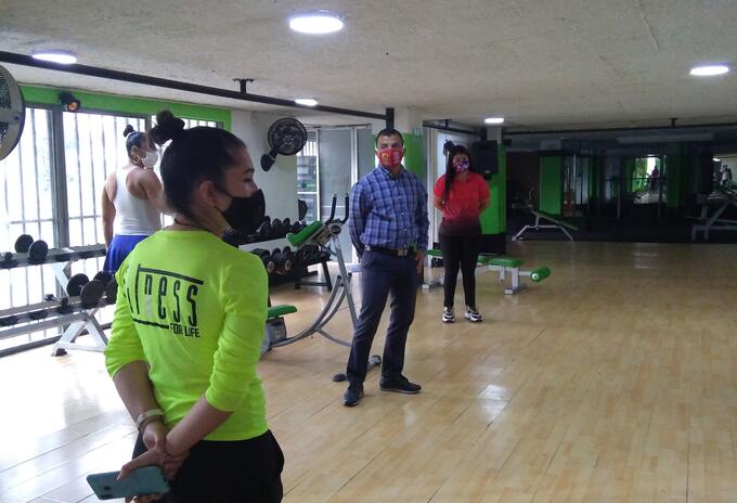 Abren gimnasios en Pereira
