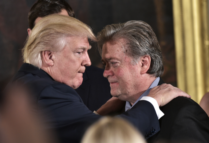 Steve Bannon y Donald Trump