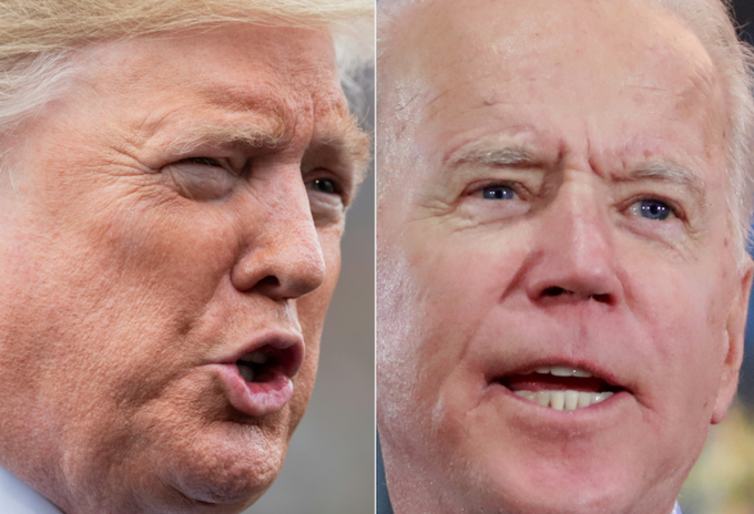 Joe Biden y Donald Trump