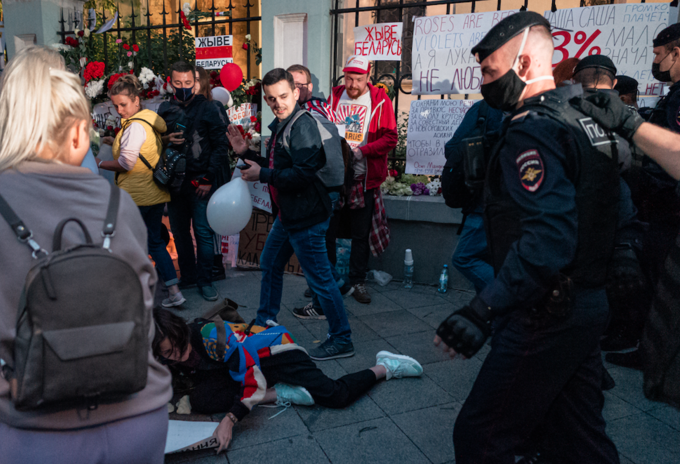 Manifestaciones en Bielorrusia