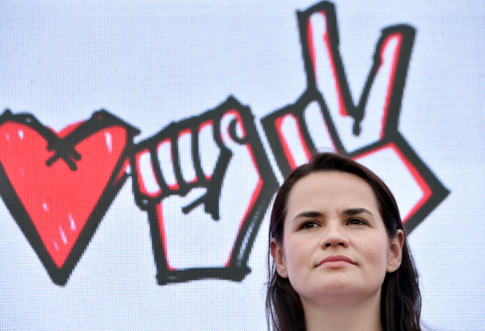 Svetlana Tijanóvskaya, rival de Lukashenko a la presidencia de Bielorruisa