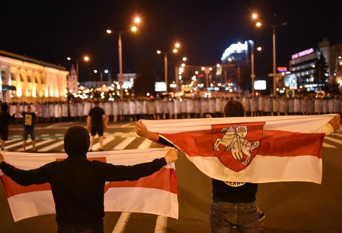 Protestas en Bielorrusia tras elecciones presidenciales