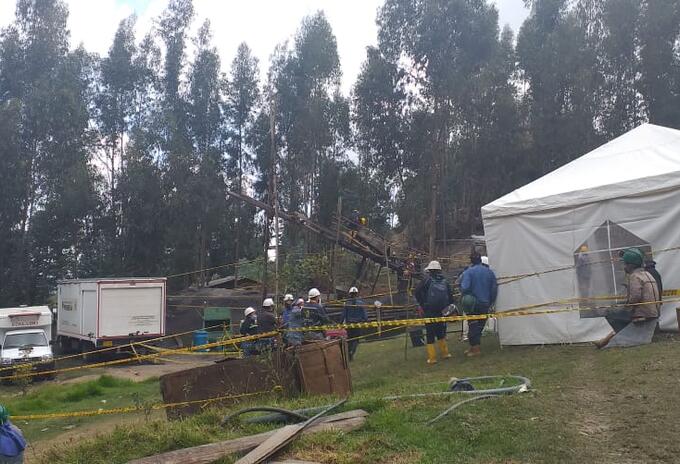 Mina Río Chiquito, vereda Morcá.