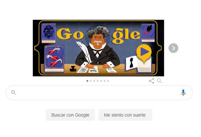 Doodle Alejandro Dumás