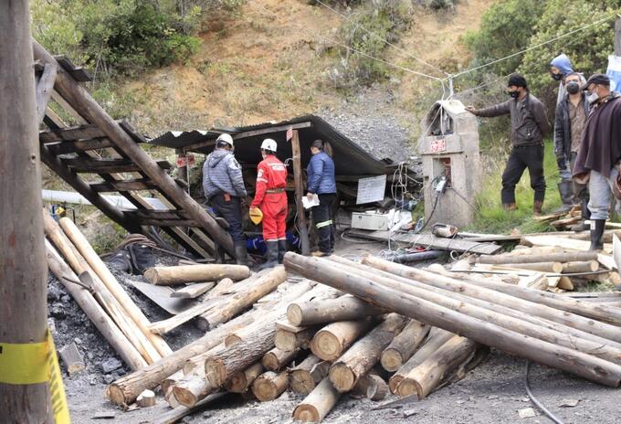 Rescate de mineros en socavón de Lenguazaque (Cundinamarca)