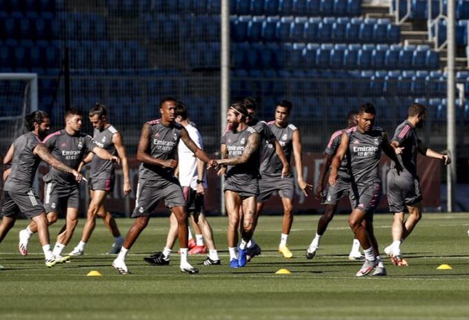 Entrenamiento Real Madrid