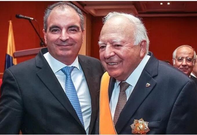 Aurelio Iragorri hijo y Aurelio Iragorri papá