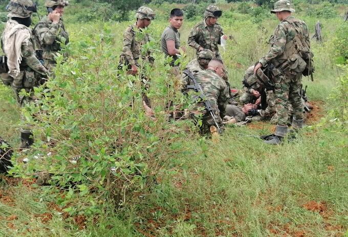 Soldado herido Vista Hermosa