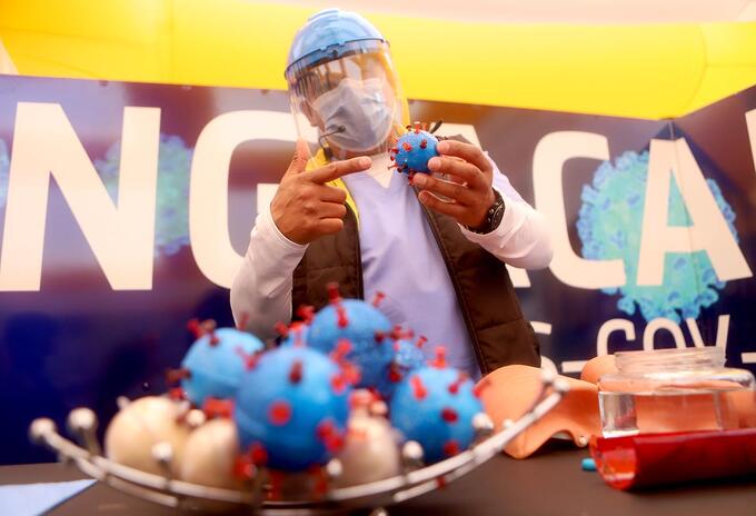 Educación sobre coronavirus en Bogotá / Academia contra Covid-19