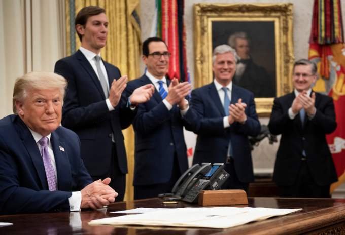 Donald Trump y Jared Kushner