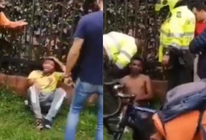 Ladrón golpeado en Suba