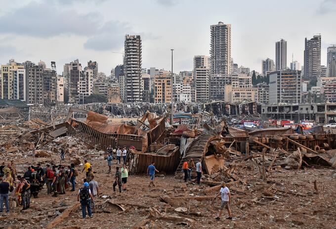 Explosión en Beirut, Líbano