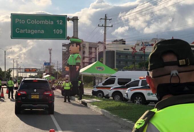 Los uniformados estarán en puestos de control.