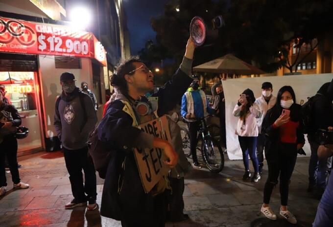 Protestas Bogotá 4 de agosto 2020