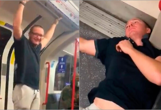 Racista fue noqueado Racista fue noqueado