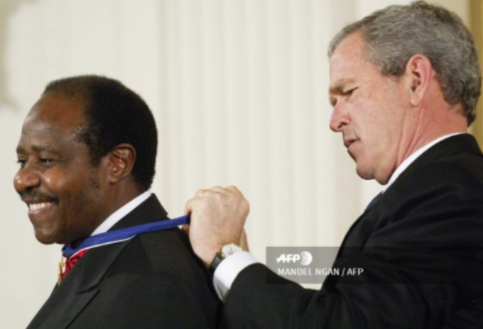 Paul Rusesabagina, exgerente del Hotel Des Milles Collines, en Ruanda