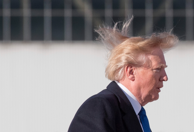 Cabello de Donald Trump