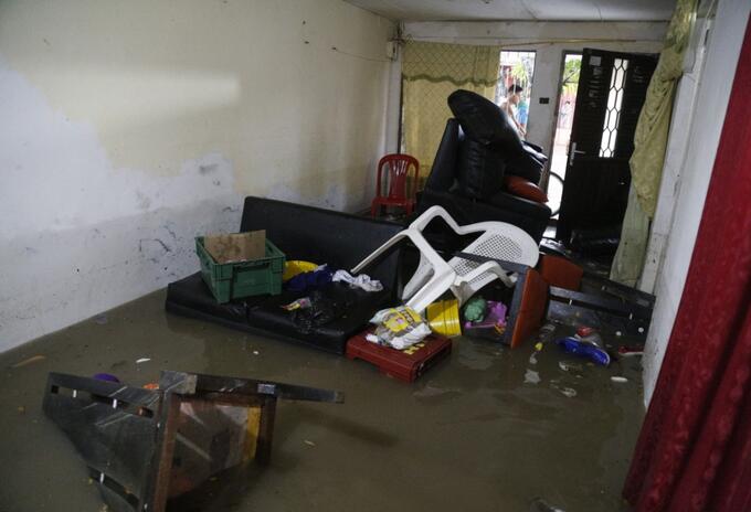 Lluvias causan emergencias en el departamento.