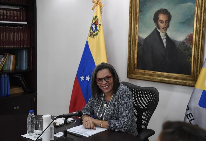 Indira Alfonzo, presidenta del Consejo Nacional Electoral (CNE) Indira Alfonzo, presidenta del Consejo Nacional Electoral (CNE)