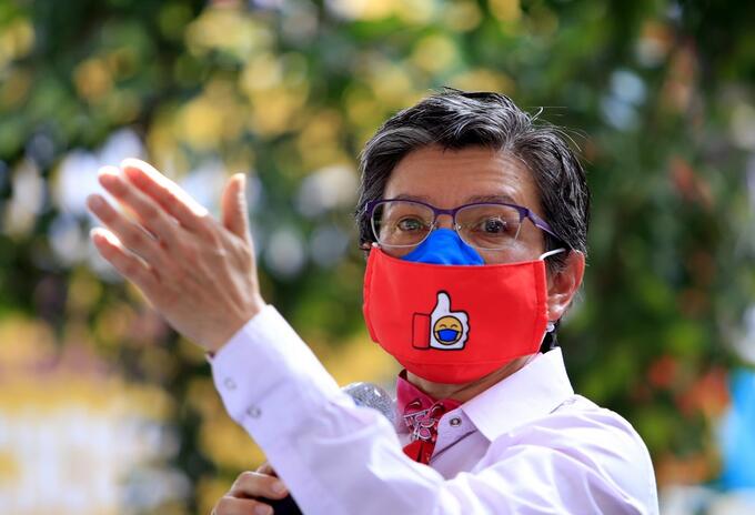 La alcaldesa de Bogotá, Claudia López.