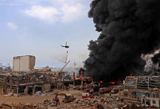 Incendio en Beirut Incendio en Beirut