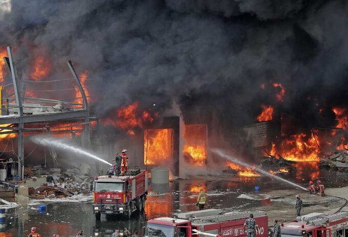 Incendio en Beirut Incendio en Beirut