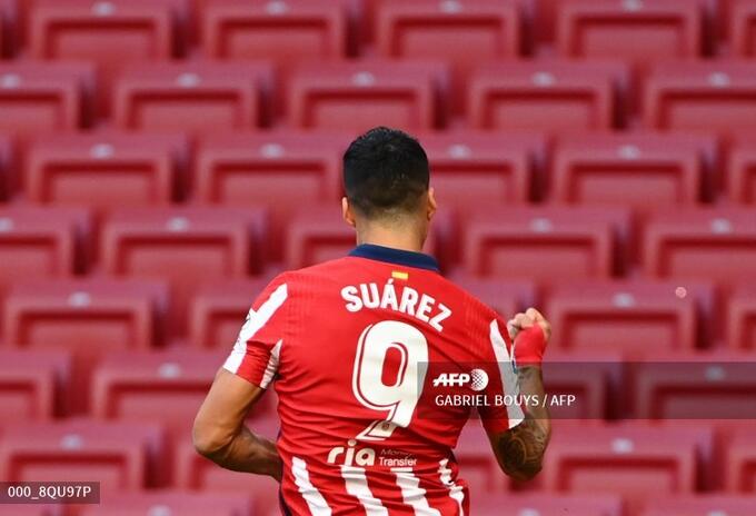 Luis Suárez, delantero del Atlético de Madrid