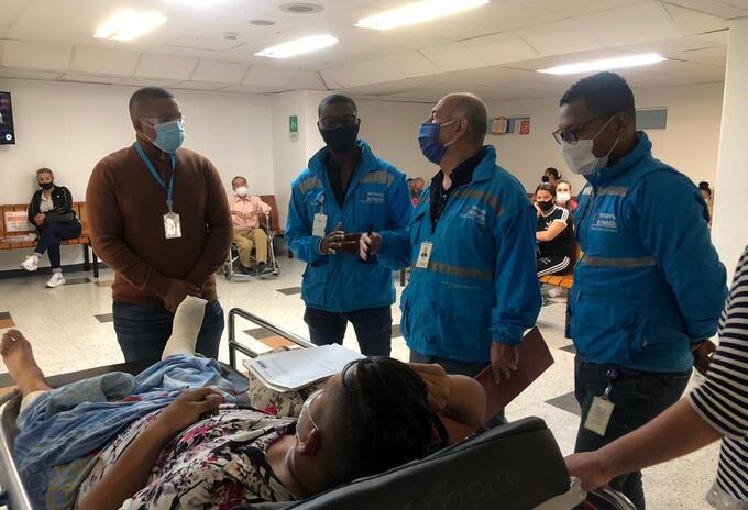 Salas de urgencias en los centros de salud en Medellín
