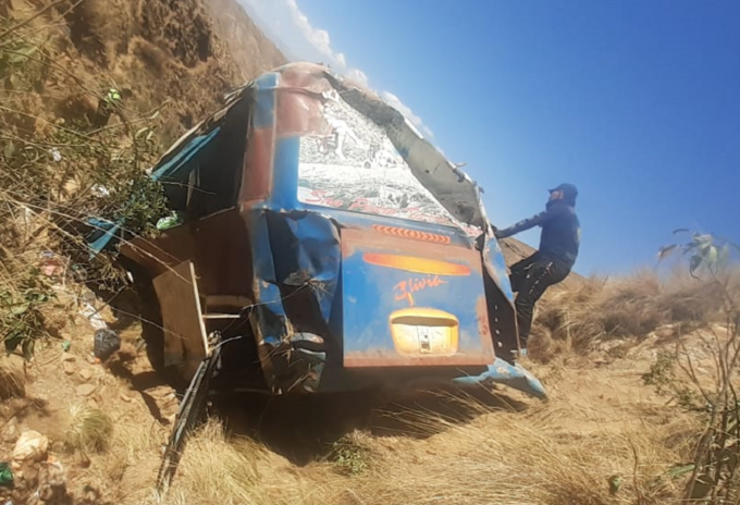 Accidente en Bolivia Accidente en Bolivia
