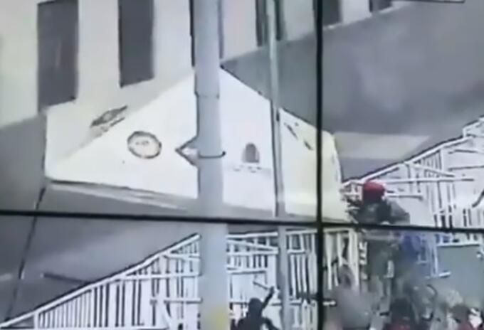 Registran actos vandálicos en Medellín