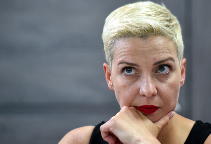 María Kolésnikova, líder opositora de Bielorrusia