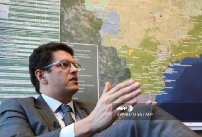El ministro brasileño de Medio Ambiente, Ricardo Salles