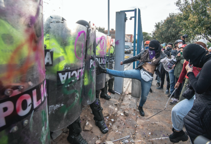 Protestas en Colombia