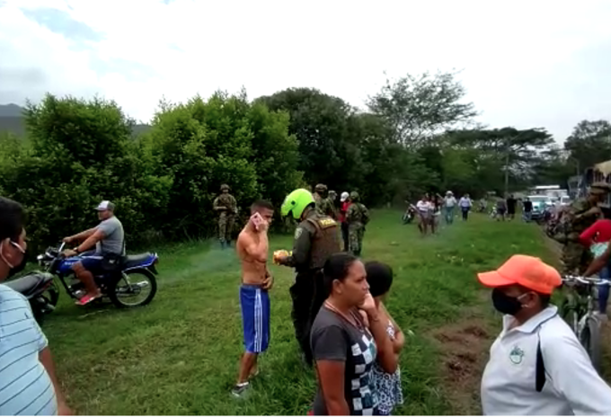 Una persona murió durante retén del Ejército en Miranda.