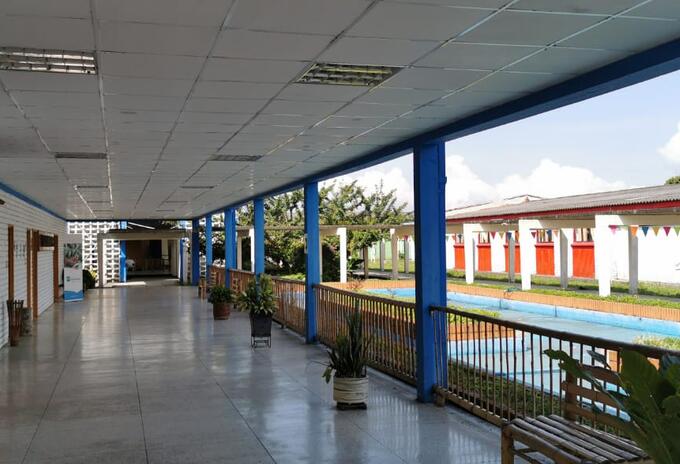 Centro de Aislamiento Regional para recolectores de café.