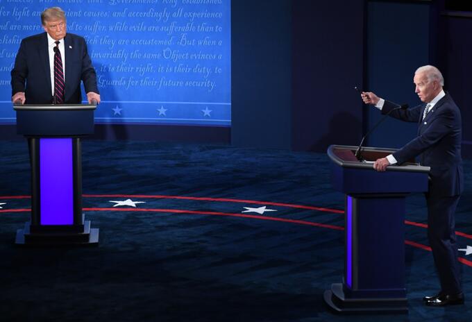 Debate presidencial en EE.UU. entre Joe Biden y Donald Trump