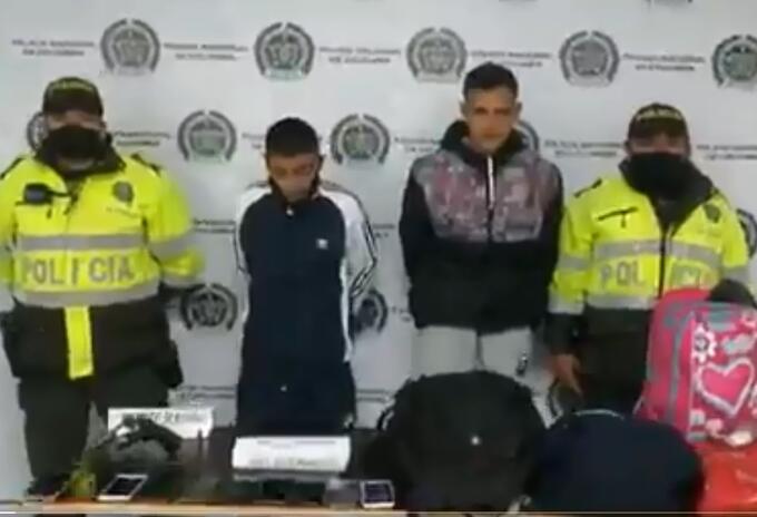 Delincuentes en Bogotá