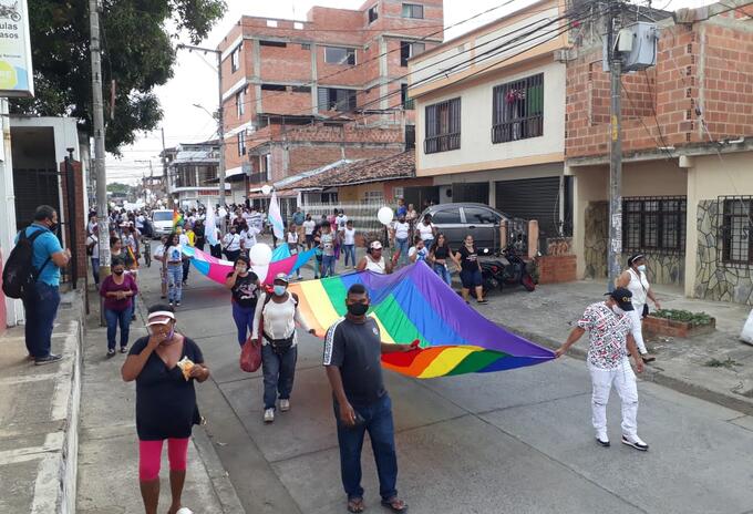 Con un sentido homenaje despidieron a Juliana Giraldo.