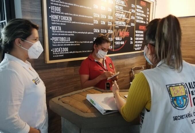 Alcaldía de Cúcuta revisa protocolos de bioseguridad de locales comerciales