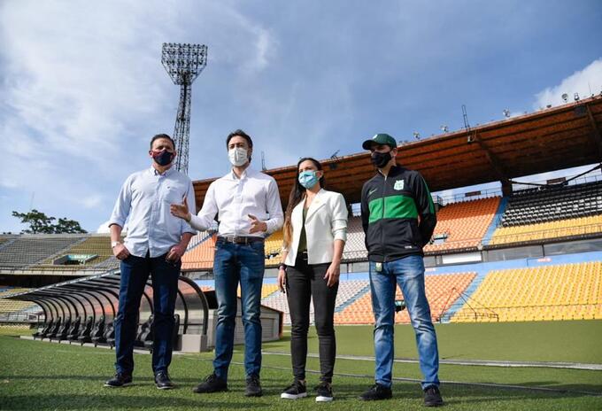 Protocolos listos para los partidos en el estadio Atanasio Girardot
