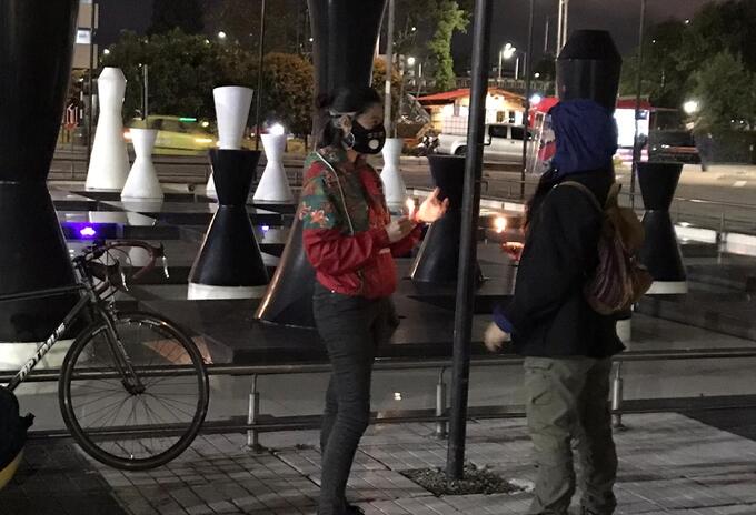 En Bogotá protestaron contra las masacres