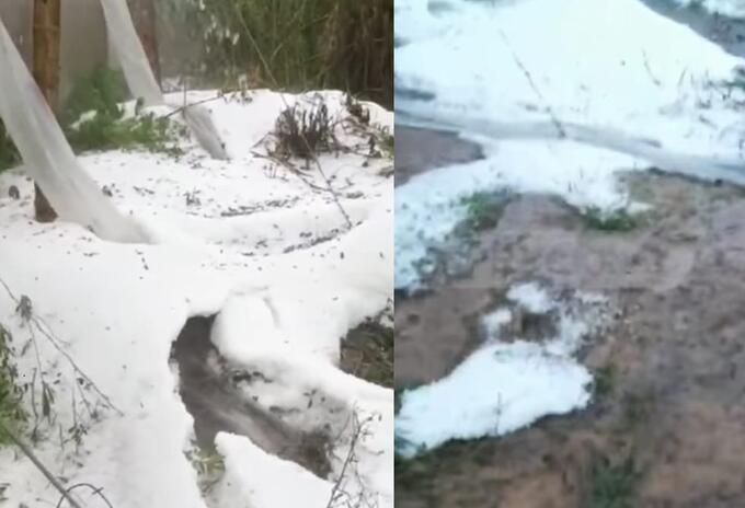 La granizada destechó diez viviendas diez viviendas en el casco urbano de Curití.
