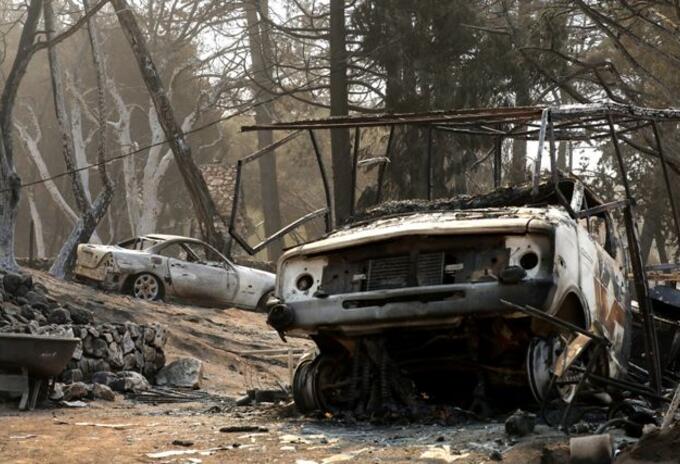 Incendios forestales en California.