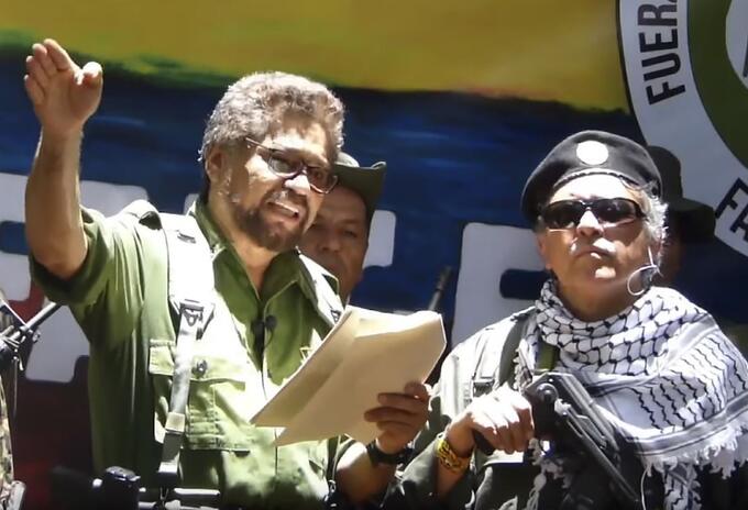 Iván Márquez y Jesús Santrich